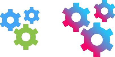 Gears Icon Design vector