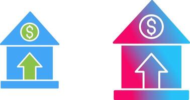 Property Value Icon Design vector