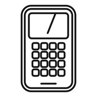 ilustración de un móvil teléfono icono vector