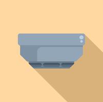 Flat design illustration of security camera vector