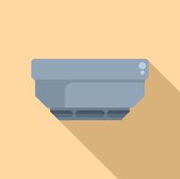 Flat design illustration of security camera vector