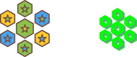 Unique Reputation Management Icon Design vector