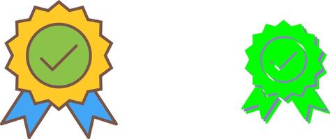Unique Quality Control Icon Design vector