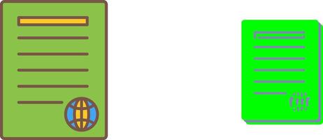 Unique Press Releases Icon Design vector