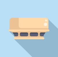 Flat design air conditioning unit icon vector