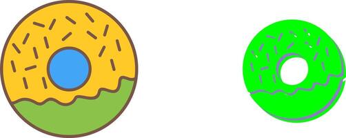 Doughnut Icon Design vector