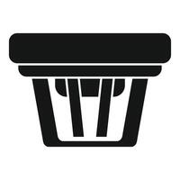 Shopping basket icon illustration vector