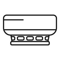 Modern air conditioning unit line icon vector