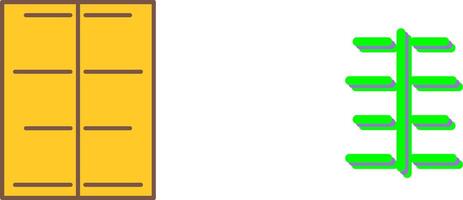 Unique Center Align Icon Design vector