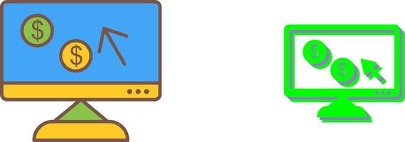Unique Pay Per Click Icon Design vector
