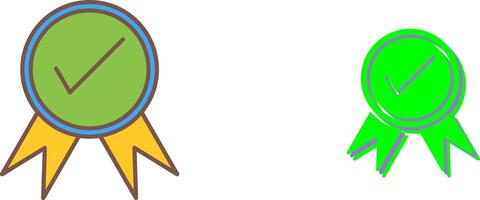 Unique Quality Control Icon Design vector