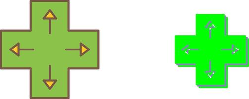 Unique Direction Keys Icon Design vector