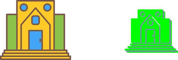 Museum Building Icon Design vector