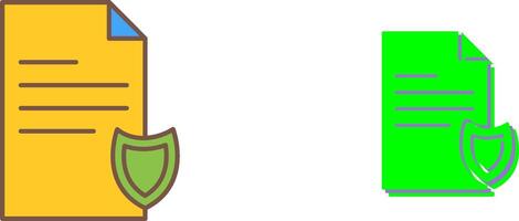 Private Document Icon Design vector