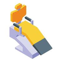 Colorful isometric folder on mobile device illustration vector