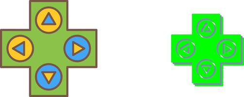 Unique Gaming Control Icon Design vector