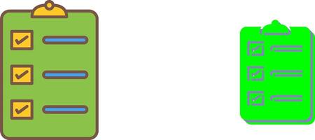 Unique Orders List Icon Design vector