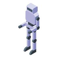 Isometric illustration of a modern robot vector