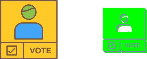 Candidate Banner Icon Design vector