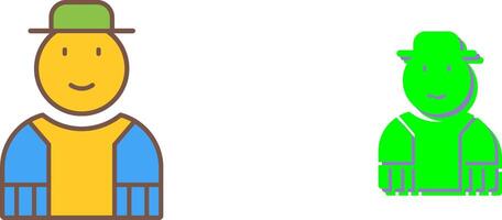 Gardener Icon Design vector