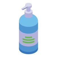 Isometric hand sanitizer bottle illustration vector