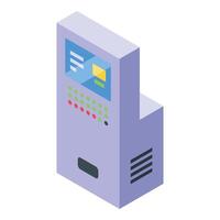 Isometric copy machine illustration vector