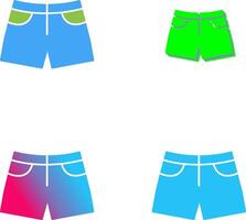 Shorts Icon Design vector