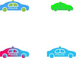 Police Car Icon Design vector