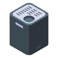 Isometric portable air purifier illustration vector