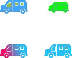 Van Icon Design vector