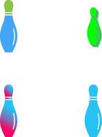 Bowling Pin Icon Design vector