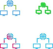 Unique Internet Connectivity Icon Design vector