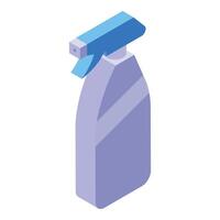 Isometric cleaning spray bottle illustration vector