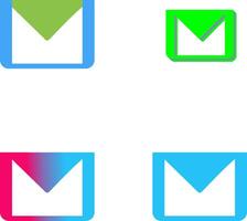 Unique Email Icon Design vector