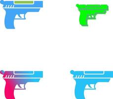 diseño de icono de pistola vector