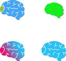 Brain Icon Design vector