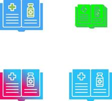 Medical Book Icon Design vector