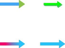 Unique Right Arrow Icon Design vector