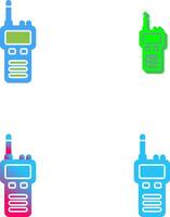 Walki Talkie Icon Design vector
