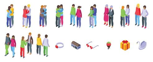 Soulmate . A group of people are hugging and holding hands vector