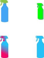 Spray bottle Icon Design vector