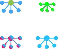 Nodes Icon Design vector