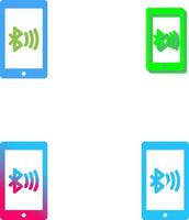 Connected Device Icon Design vector