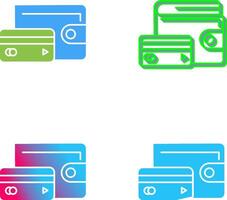 Wallet Icon Design vector