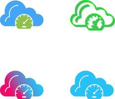 Speed Test Icon Design vector