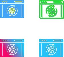 Recovery Icon Design vector