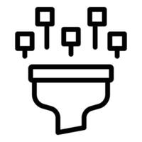 Network cable plug icon illustration vector