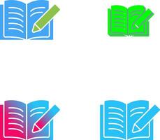 Write Icon Design vector