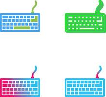 diseño de icono de teclado vector