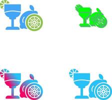 Lime Juice Icon Design vector